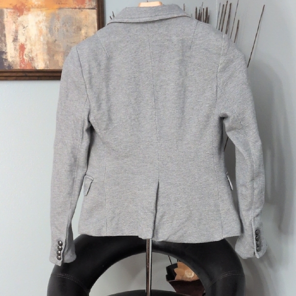 Banana Republic Light Gray Women's Suit Jacket - Picture 3 of 8